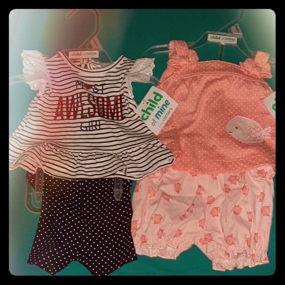 NWT Baby girl tank top and shorts outfit - Picture 1 of 3